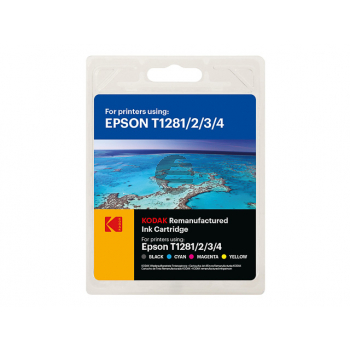 Kodak Tintenpatrone gelb, magenta, schwarz, cyan (185E012821) ersetzt T1285
