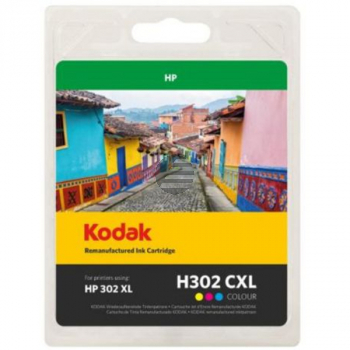 Kodak Tintenpatrone cyan/magenta/gelb (185H030231) ersetzt 302XL