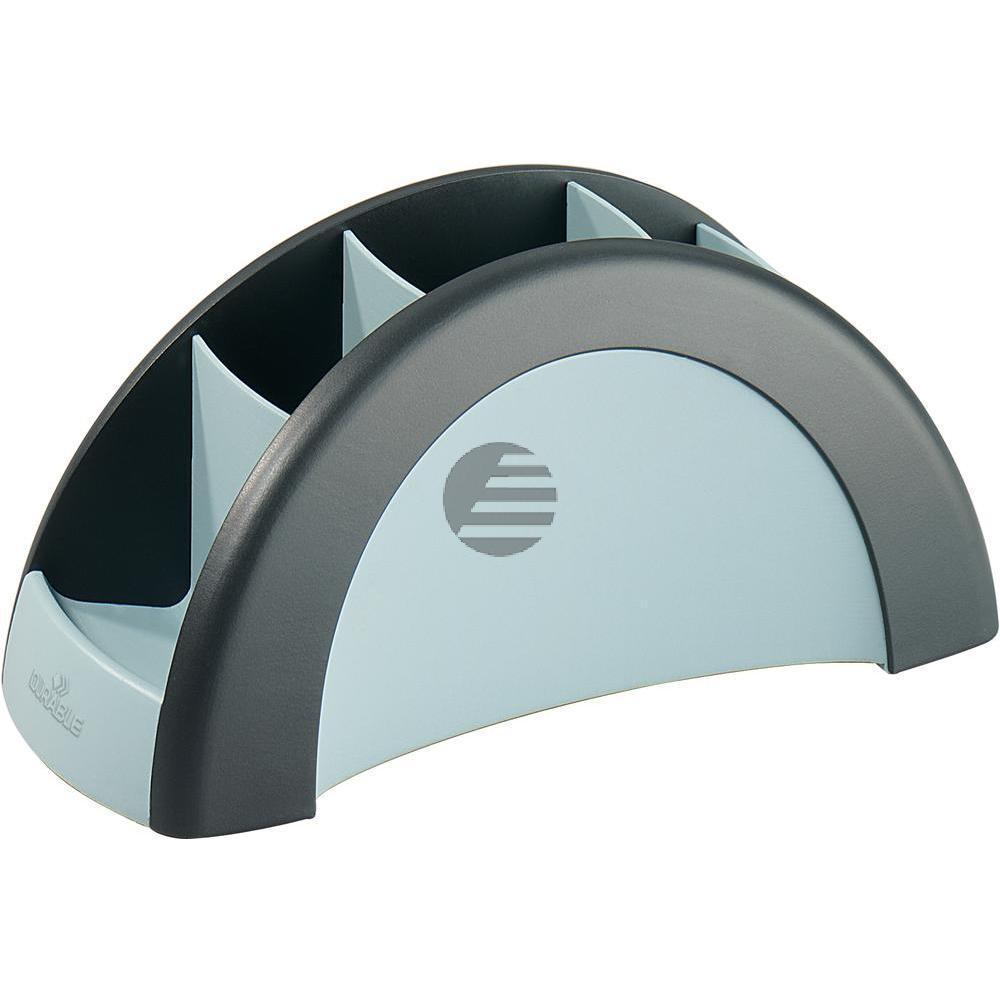 Durable Stifteköcher Pen Holder silber/schwarz