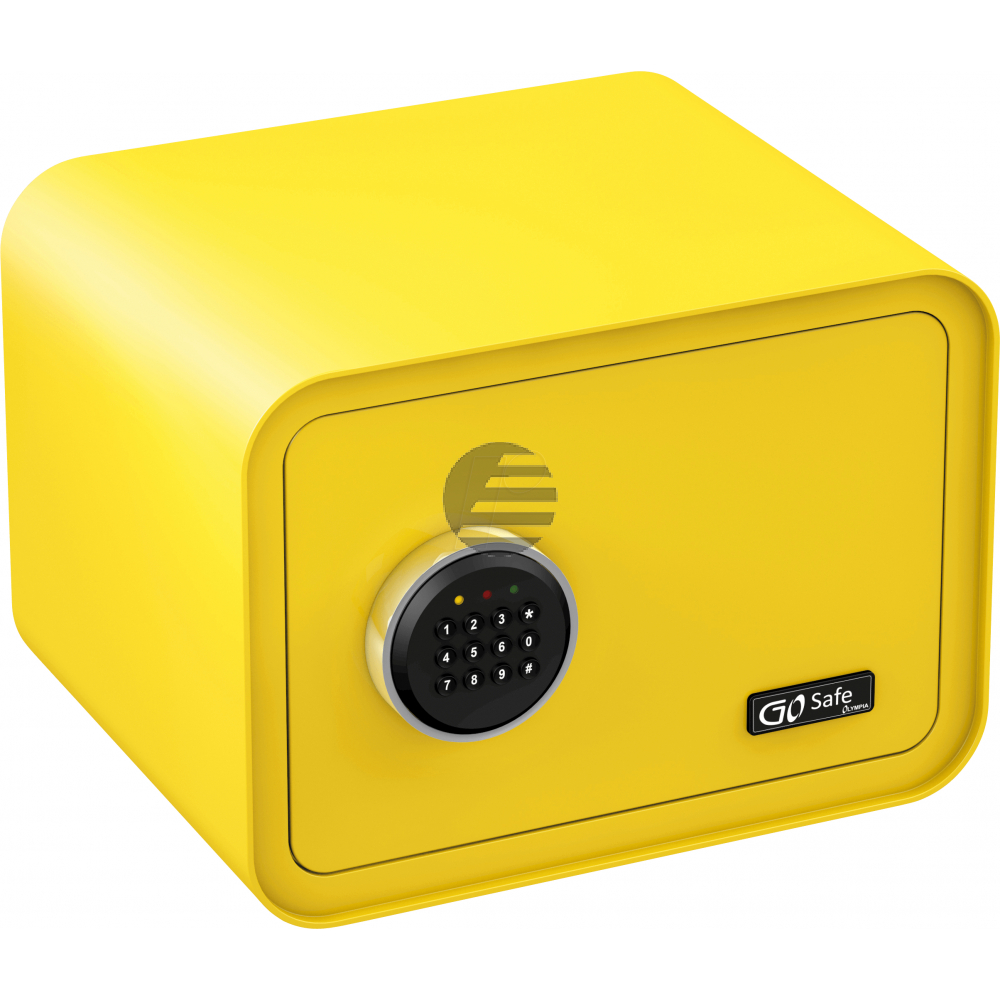 OLYMPIA TRESOR GOSAFE 100 ZITRONENGELB 7005 Zahlen-Code Schloss