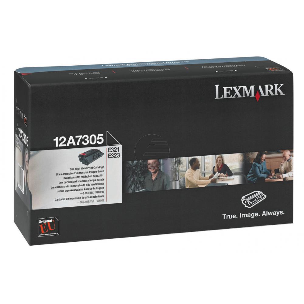 Lexmark Toner-Kartusche schwarz HC (12A7305)