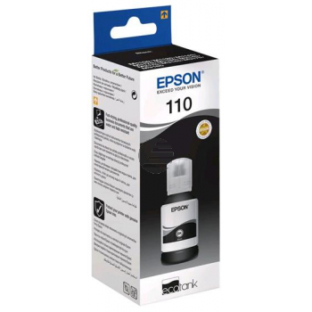 Epson Tintenflasche schwarz HC (C13T03P14A, 110)