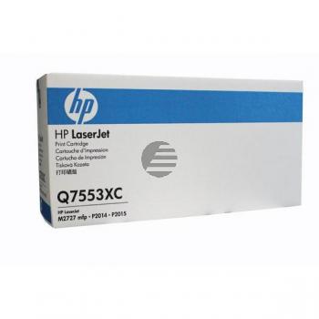 HP Toner-Kartusche Contract (nur für Vertragskunden) schwarz HC (Q7553XC, 53XC)