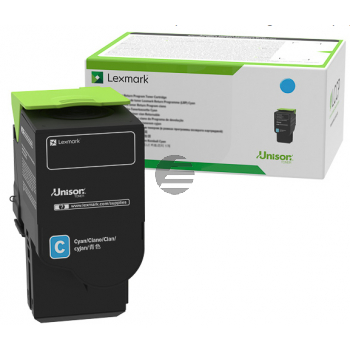Lexmark Toner-Kit Contract (nur für Vertragskunden) cyan (78C2UCE)