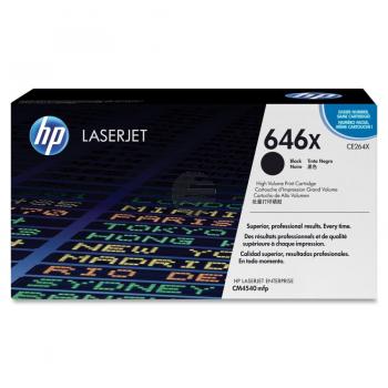 HP Toner-Kartusche schwarz HC (CE264X, 646X)