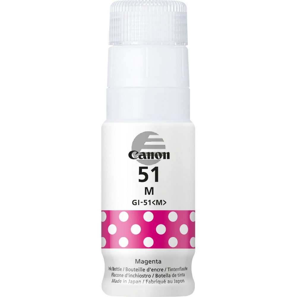 Canon Tintennachfüllfläschchen magenta (4547C001, GI-51M)