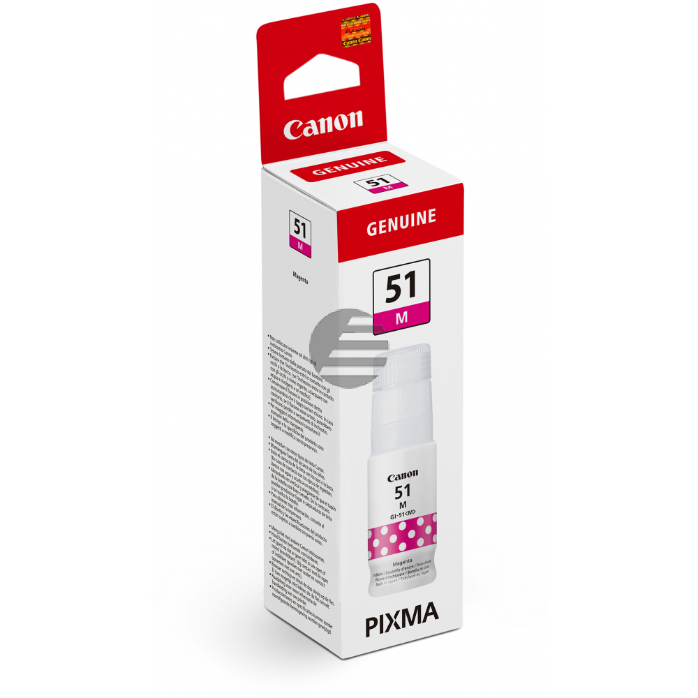 Canon Tintennachfüllfläschchen magenta (4547C001, GI-51M)