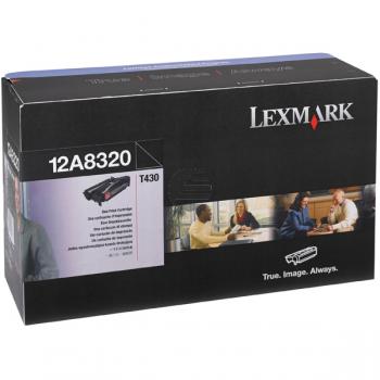 Lexmark Toner-Kartusche schwarz (12A8320)