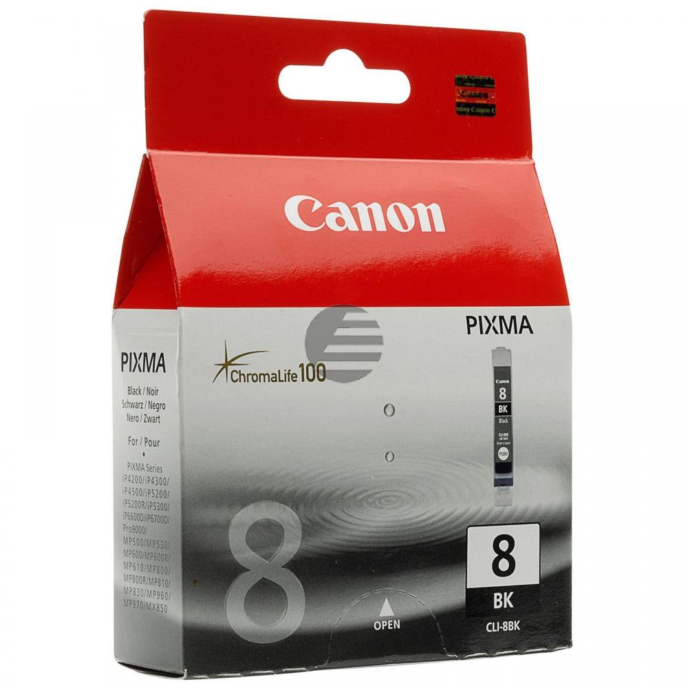 Canon Tintenpatrone schwarz (0620B028, CLI-8BK)