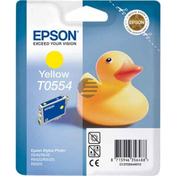 Epson Tintenpatrone gelb (C13T05544010, T0554)