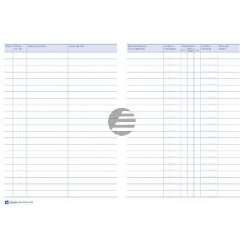 AZ Fahrtenbuch 222 A6 quer weiß Inh.40 Blatt Avery Zweckform