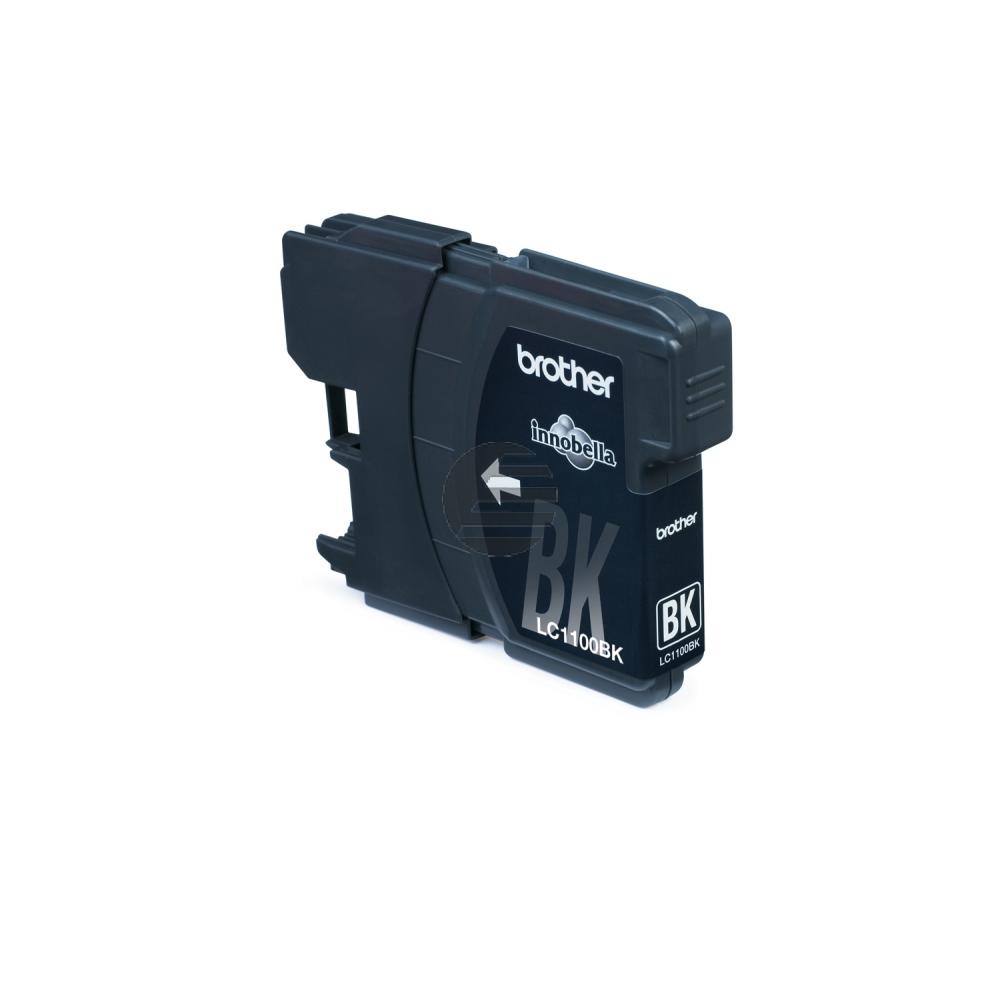 Brother Tintenpatrone 2 x schwarz (LC-1100BKBP2DR)