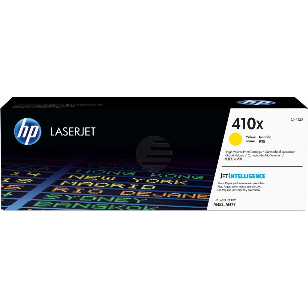 HP Toner-Kartusche JetIntelligence gelb HC (CF412X, 410X)