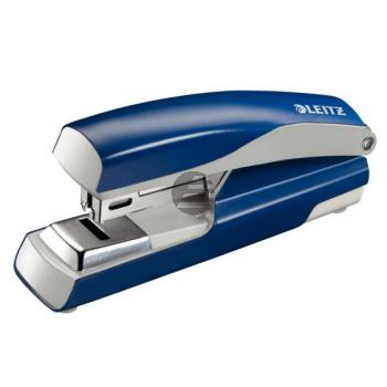 Leitz Heftgerät 5505 blau Flat-Clinch manuell 3,0 mm/30 Blatt 24/6 26/6