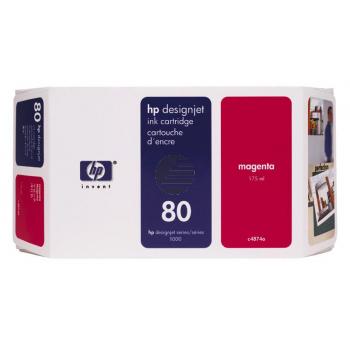 HP Tintenpatrone magenta HC (C4847A, 80)