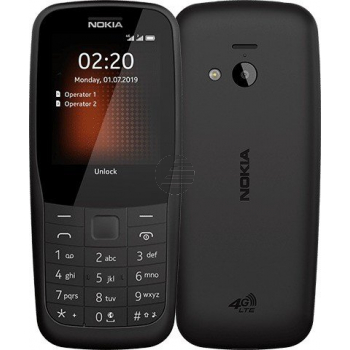 Nokia 220 4G Dual-SIM schwarz