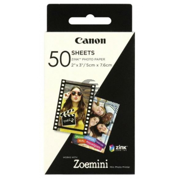 Canon Zink Papier (Zink Papier) weiß 50 Blatt 5 x 7.6 cm 290 g/m² (3215C002, ZP-2030)