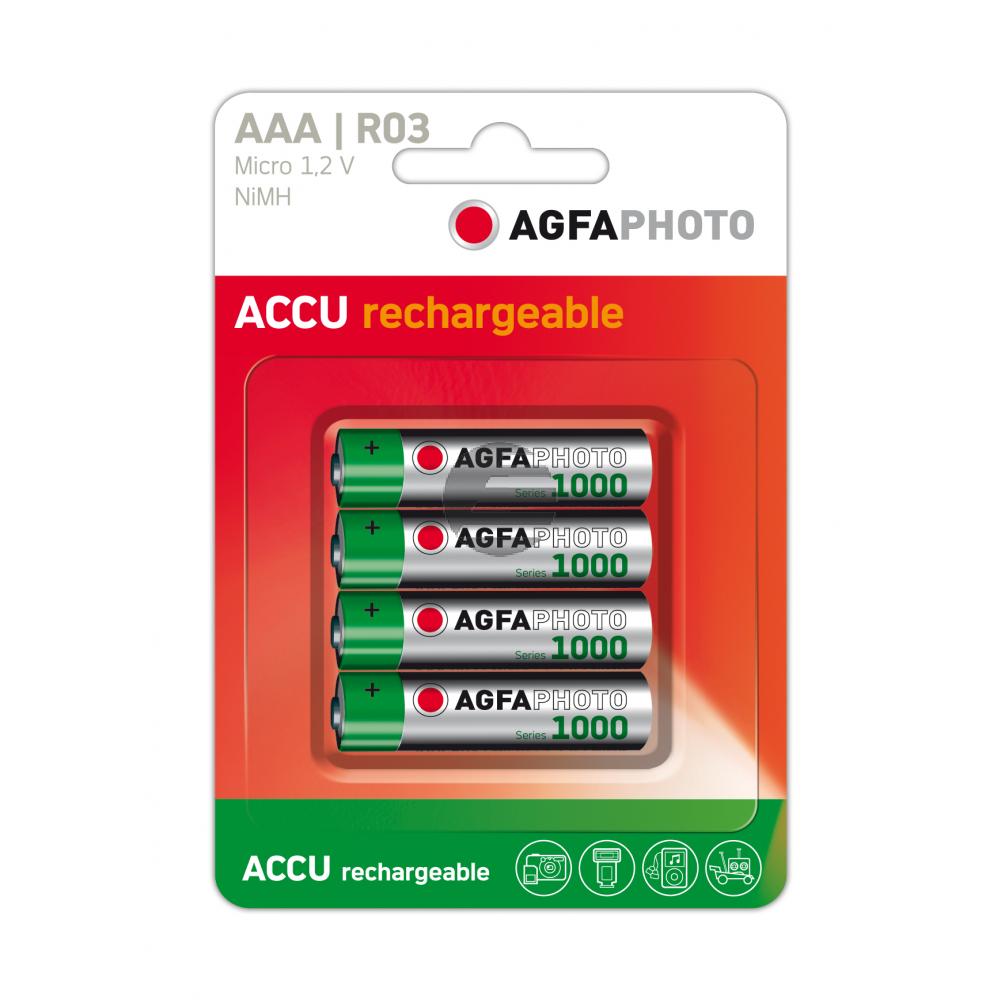 131-802756 AP MICRO BATTERIEN (4) HR03 NiMh-Accu 900mAh AAA