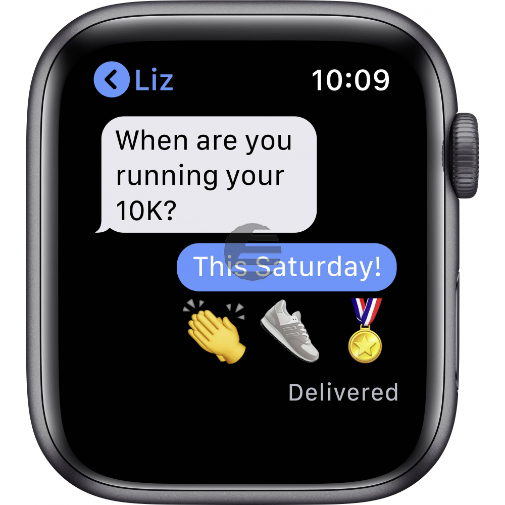 Apple Watch SE GPS 44 mm Alu space grey, Sport black