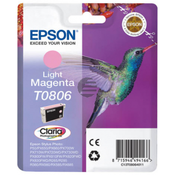 Epson Tintenpatrone magenta light (C13T08064011, T0806)