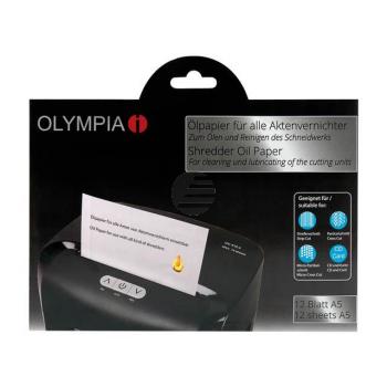 9130 OLYMPIA OELPAPIER A5 12Blatt fuer Aktenvernichter