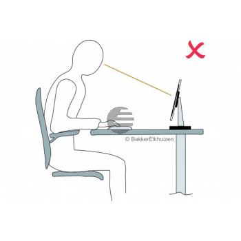 BNESP BAKKER FLEXIBLER MONITORARM 3-8KG fuer Flachbildschirm