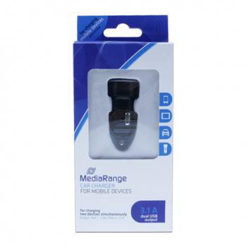 MEDIARANGE KFZ-LADEGERAET 3.1A MRMA103 3.1A Ladestrom mit Dual USB