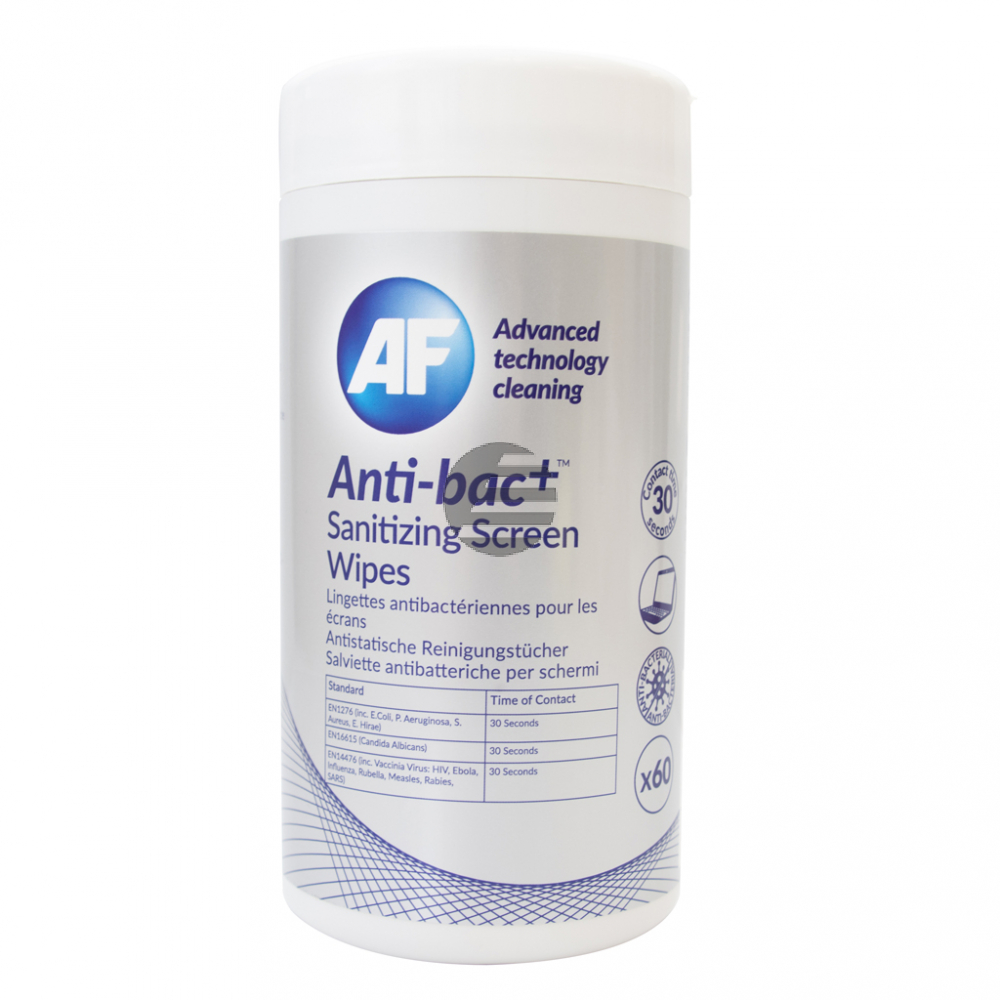 ABSCRW60T AF ANTI-BAC+ (60) Spenderdose Reinigungstuecher