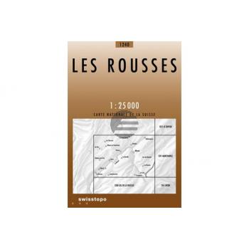 SWISSTOPO Landkarte 1240 Les Rousses 1:25'000