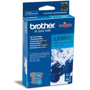 Brother Tintenpatrone cyan (LC-980CBPDR)