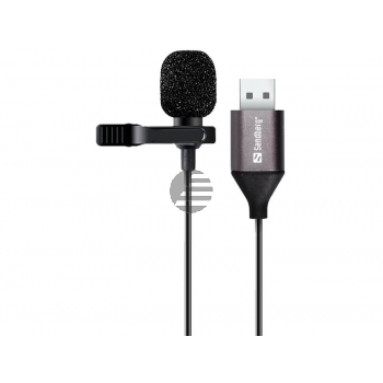 SANDBERG Streamer USB Clip Microphone