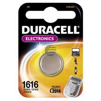 Duracell Knopfzelle CR1616 3 V Lithium