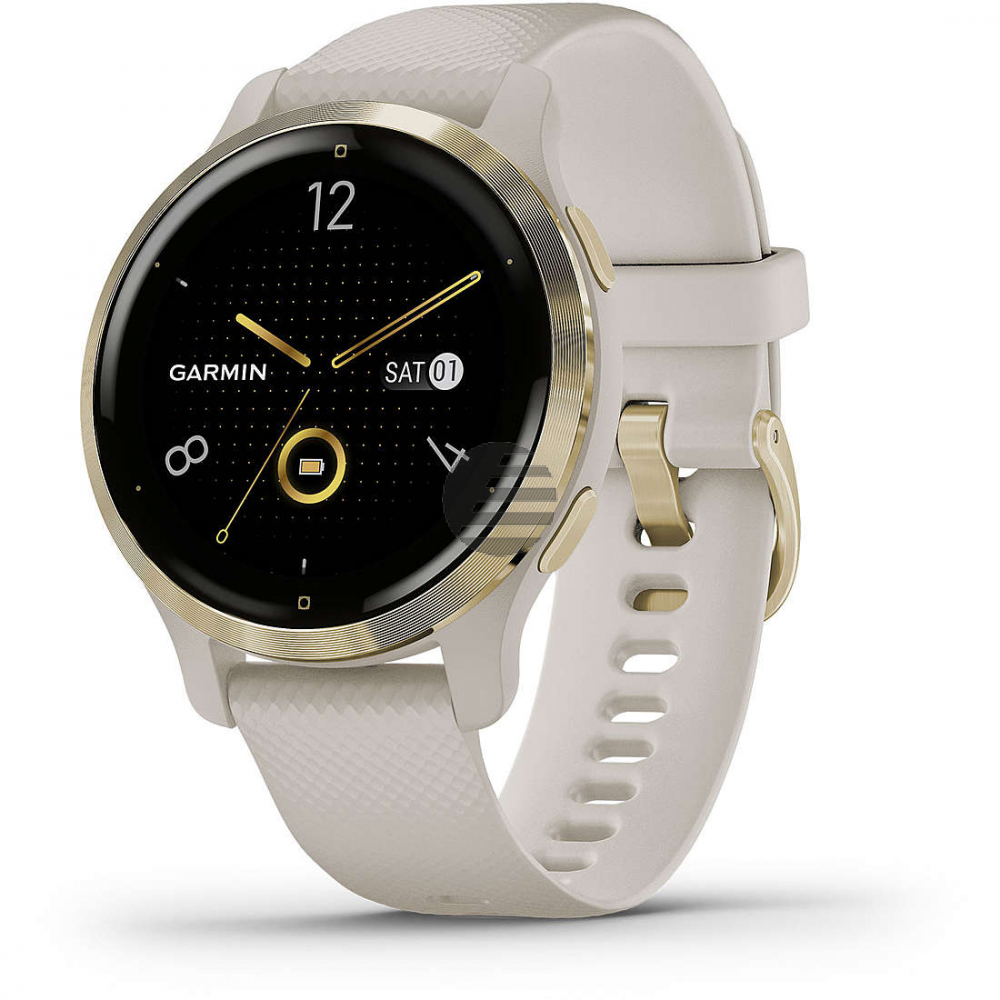 Garmin Venu 2S Smartwatch, beige/hellgold