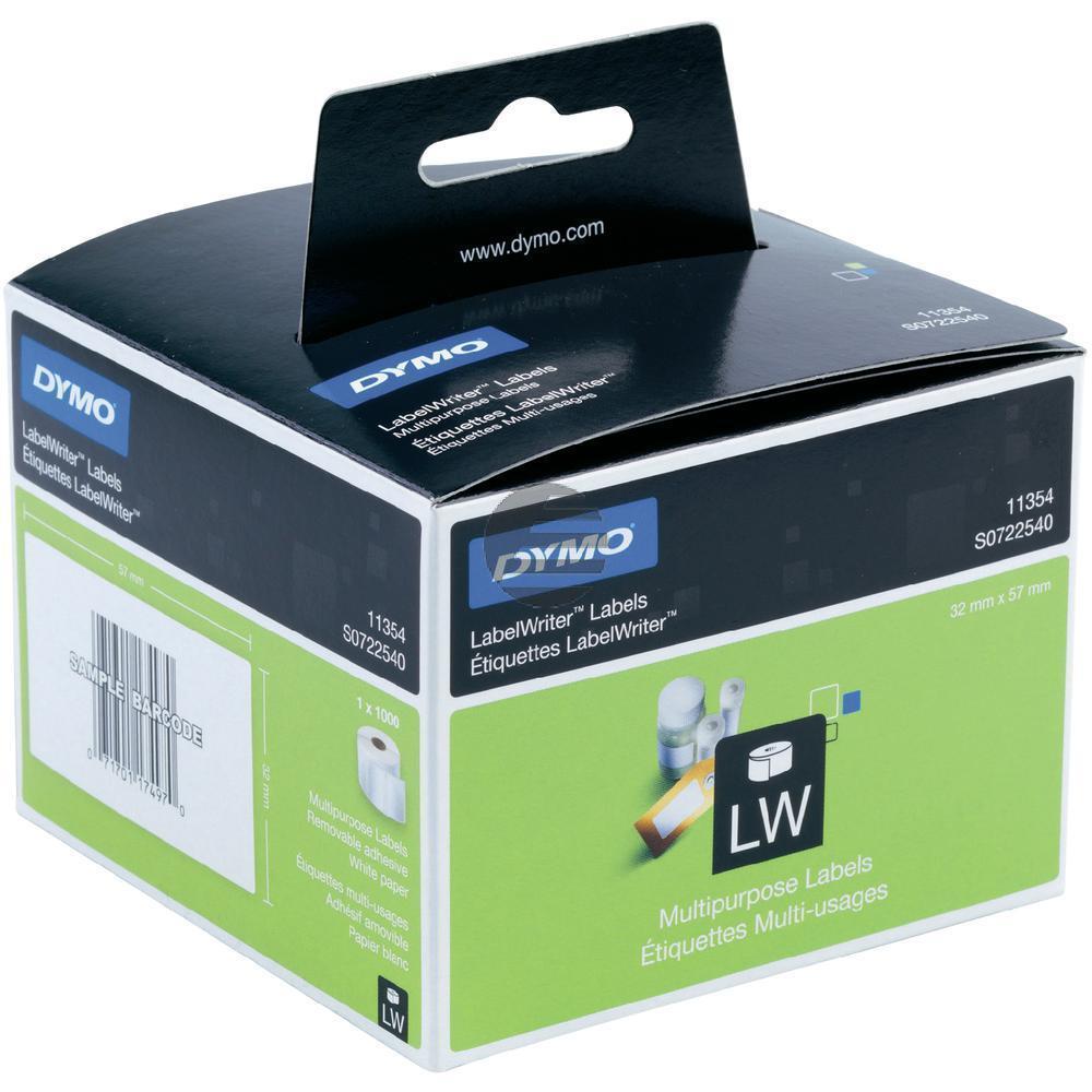 Dymo Vielzweck-Etiketten (weiß) 1 X 1.000 (S0722540, 11354)