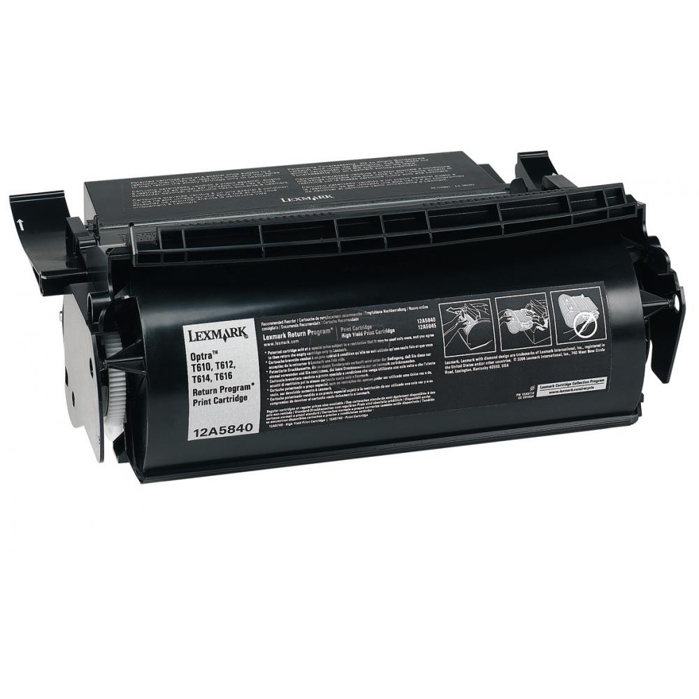 Lexmark Toner-Kartusche Prebate schwarz (12A5840)