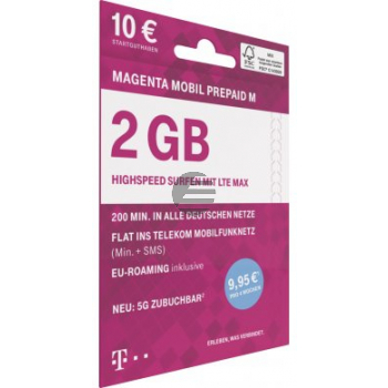 Magenta Mobil Prepaid M (2020) - 10 Euro Startguthaben
