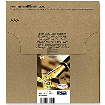 Epson Tintenpatrone (EasyMail) gelb, magenta, schwarz, cyan (C13T16264511, T1626)