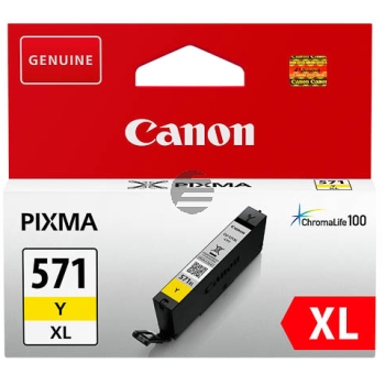 Canon Tintenpatrone gelb HC (0334C004, CLI-571XLY)