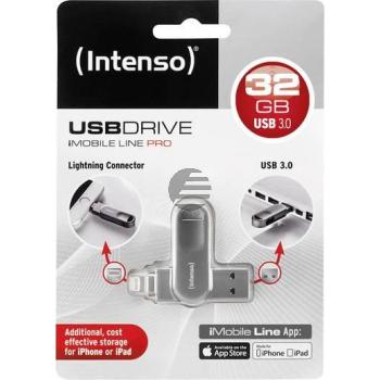 INTENSO IMOBILE LINE PRO USB STICK 32GB 3535580 USB 3.0 Superspeed FAT32