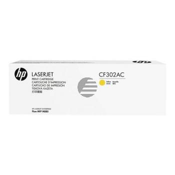 HP Toner-Kit Contract (nur für Vertragskunden) gelb (CF302AC, 827AC)
