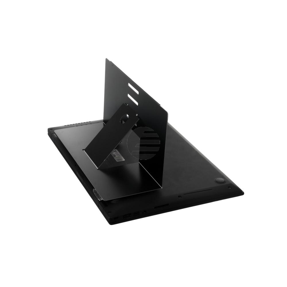 R-GO RISER ATTACHABLE LAPTOPSTAENDER RGORIATBL Aluminium 4Positionen schwarz