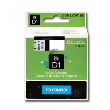 Dymo Schriftbandkassette schwarz/transparent (S0720920)