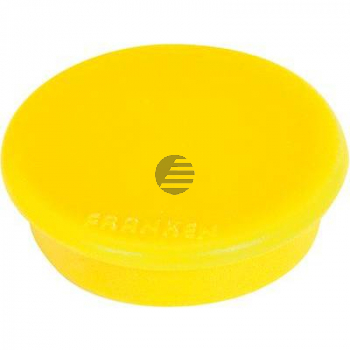Franken Haftmagnet 13 mm gelb Haftkraft: 100 g