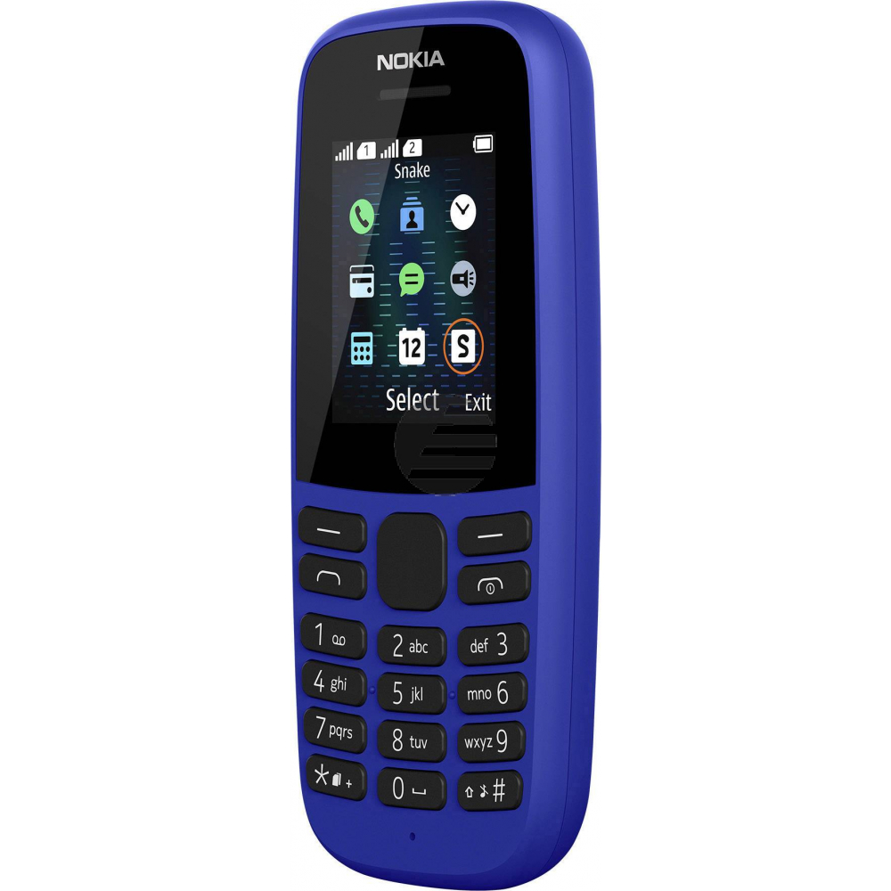 Nokia 105 Dual-SIM (2019) blue