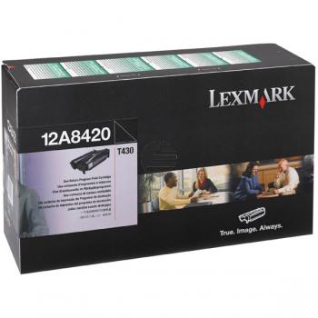 Lexmark Toner-Kartusche Prebate schwarz (12A8420)