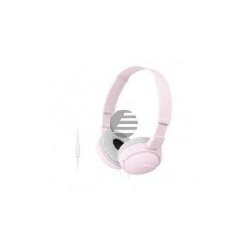 Sony MDR-ZX110APP Einstiegskopfhörer mit Headsetfunktion pink