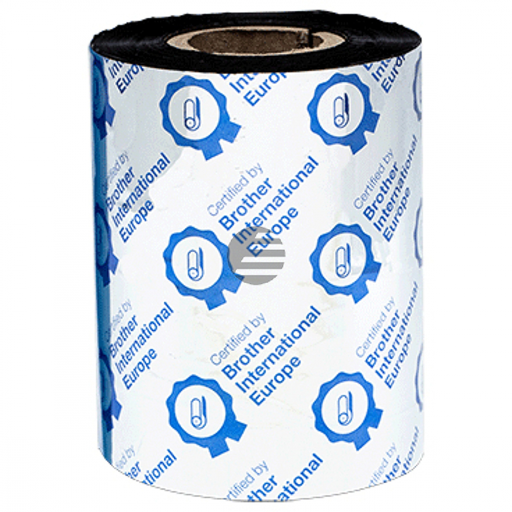 Brother Thermo-Transfer-Rolle (gewachst) Standard schwarz (BWS1D300110)