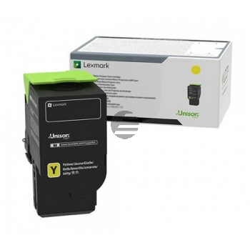 Lexmark Toner-Kit Contract (nur für Vertragskunden) gelb HC (78C20YE)