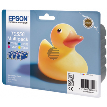 Epson Tintenpatrone gelb, magenta, schwarz, cyan (C13T05564010, T0556)