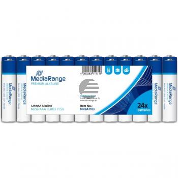 MEDIARANGE MICRO BATTERIEN (24) 1,5V MRBAT103 LR03 Alkaline verschweisst AAA